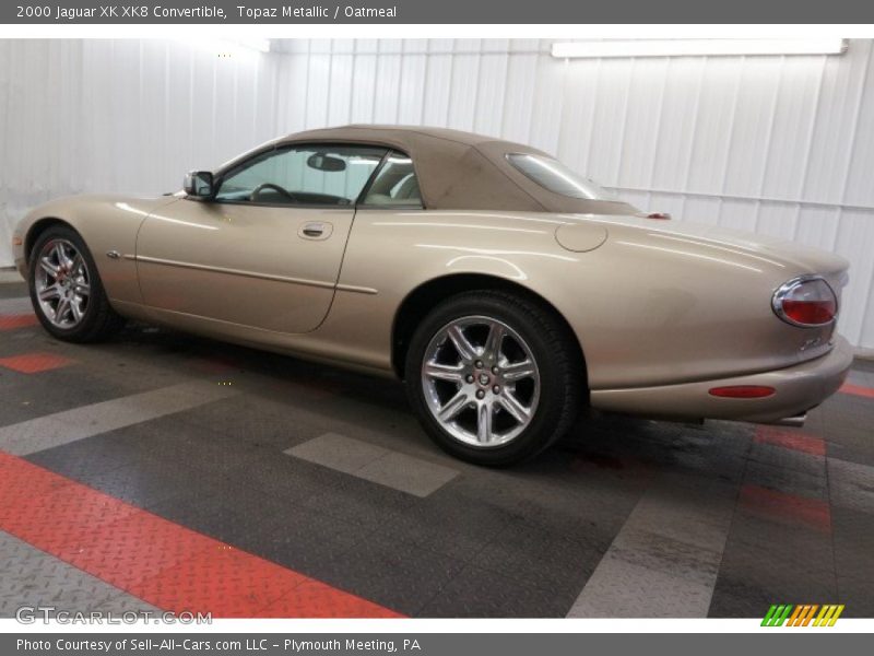 Topaz Metallic / Oatmeal 2000 Jaguar XK XK8 Convertible