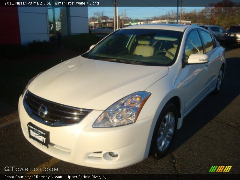 Winter Frost White / Blond 2011 Nissan Altima 2.5 SL