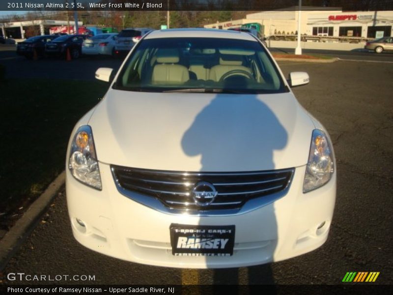 Winter Frost White / Blond 2011 Nissan Altima 2.5 SL