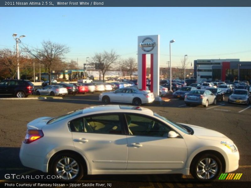 Winter Frost White / Blond 2011 Nissan Altima 2.5 SL
