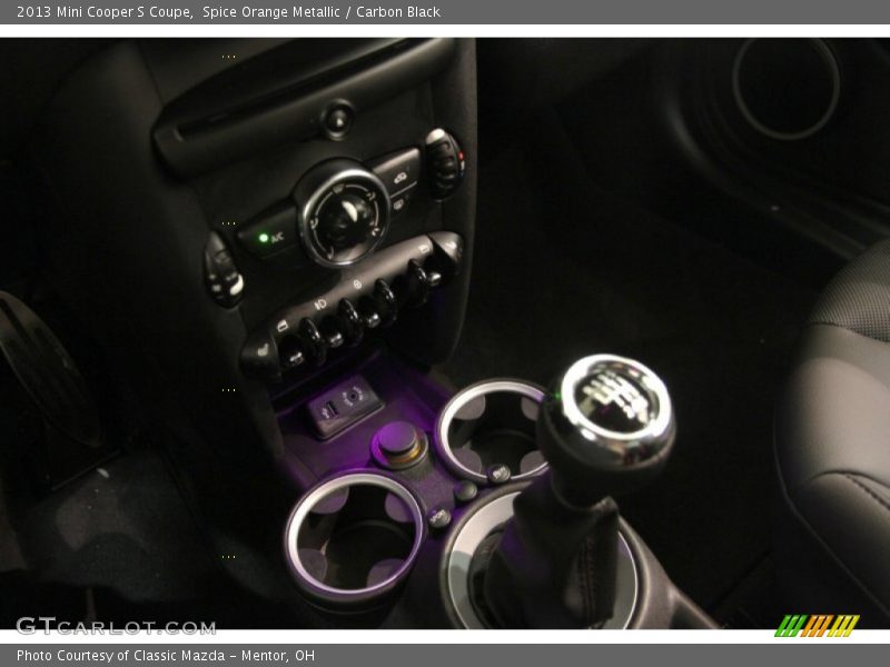 Spice Orange Metallic / Carbon Black 2013 Mini Cooper S Coupe