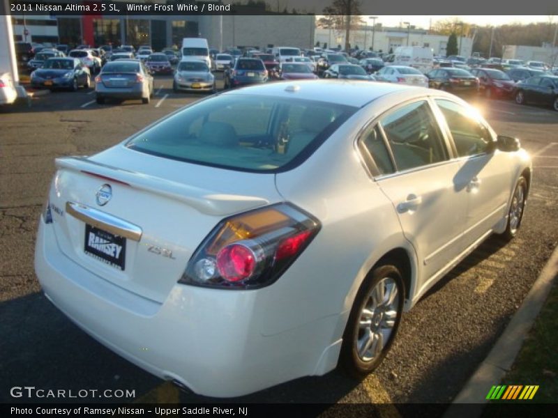 Winter Frost White / Blond 2011 Nissan Altima 2.5 SL