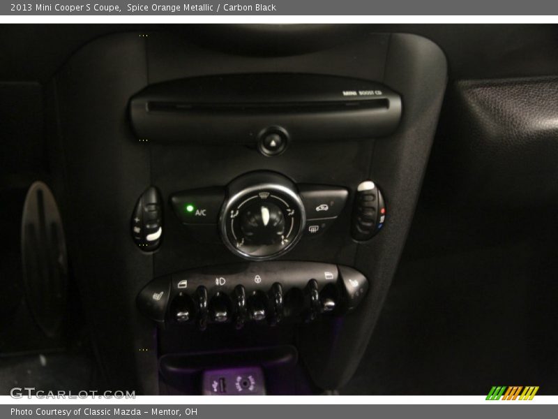 Spice Orange Metallic / Carbon Black 2013 Mini Cooper S Coupe