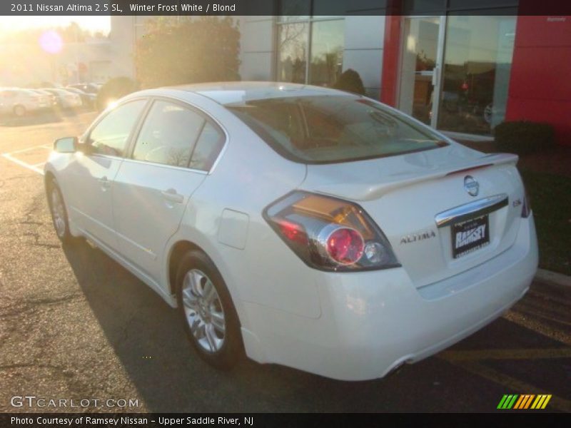 Winter Frost White / Blond 2011 Nissan Altima 2.5 SL