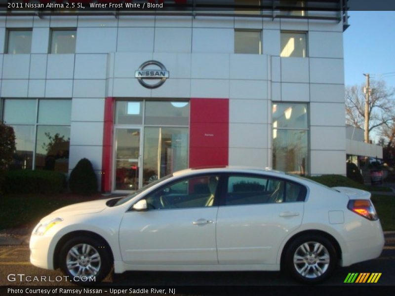 Winter Frost White / Blond 2011 Nissan Altima 2.5 SL