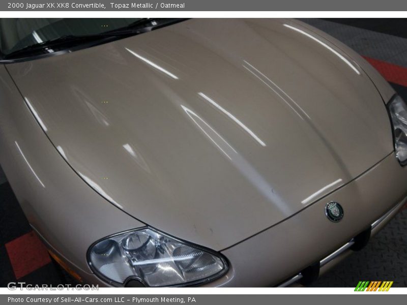 Topaz Metallic / Oatmeal 2000 Jaguar XK XK8 Convertible