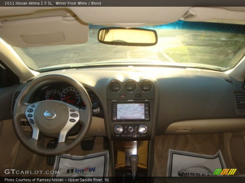 Winter Frost White / Blond 2011 Nissan Altima 2.5 SL