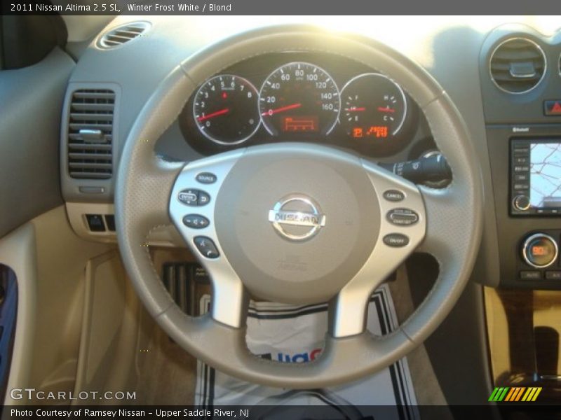 Winter Frost White / Blond 2011 Nissan Altima 2.5 SL