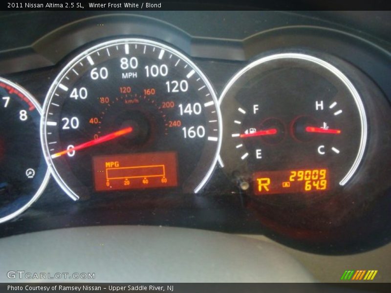Winter Frost White / Blond 2011 Nissan Altima 2.5 SL