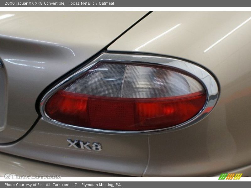 Topaz Metallic / Oatmeal 2000 Jaguar XK XK8 Convertible