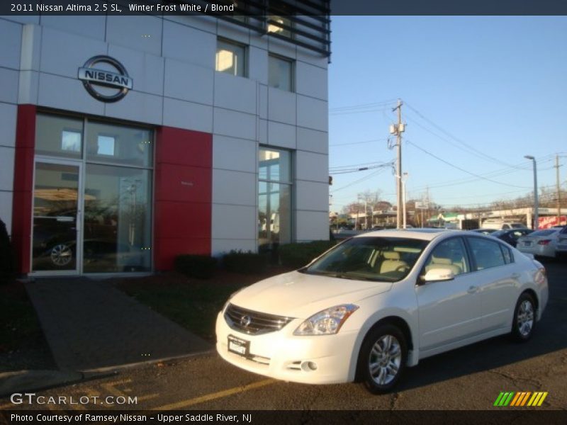 Winter Frost White / Blond 2011 Nissan Altima 2.5 SL