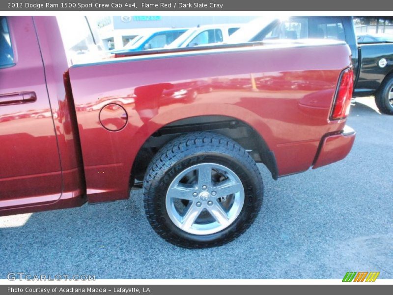 Flame Red / Dark Slate Gray 2012 Dodge Ram 1500 Sport Crew Cab 4x4