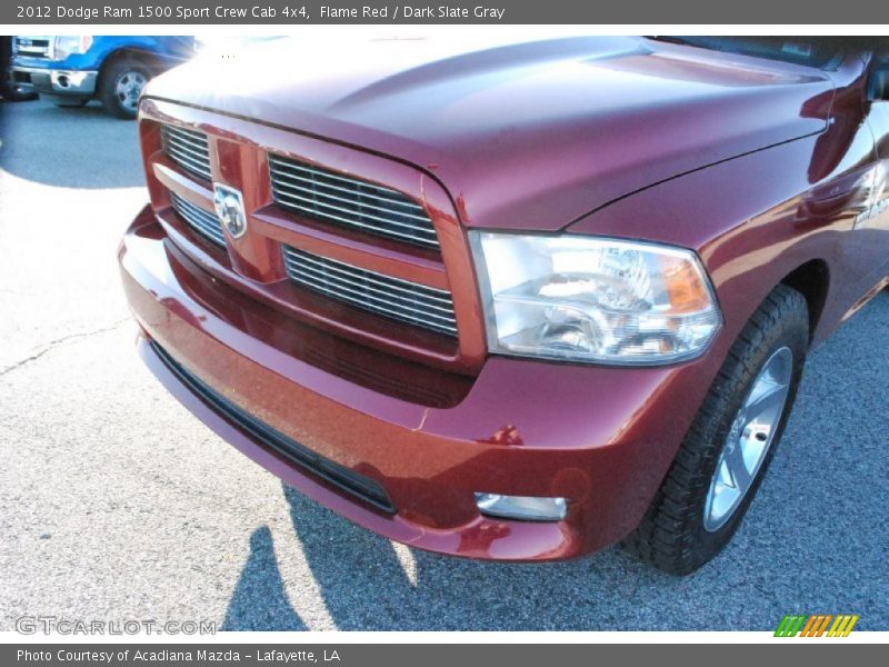 Flame Red / Dark Slate Gray 2012 Dodge Ram 1500 Sport Crew Cab 4x4