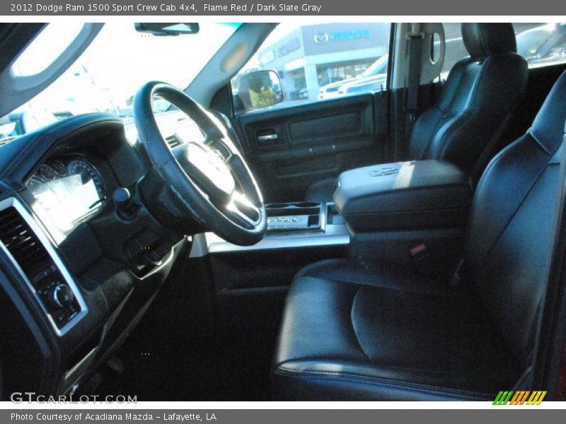 Flame Red / Dark Slate Gray 2012 Dodge Ram 1500 Sport Crew Cab 4x4