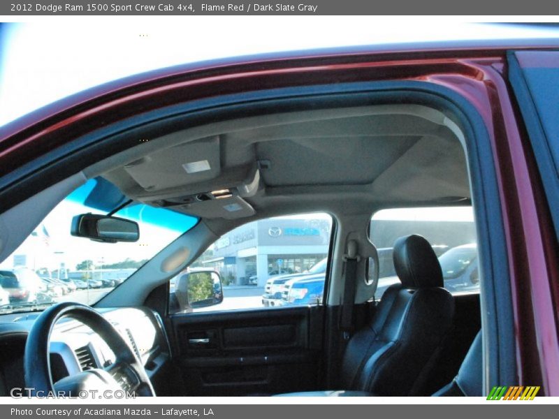 Flame Red / Dark Slate Gray 2012 Dodge Ram 1500 Sport Crew Cab 4x4