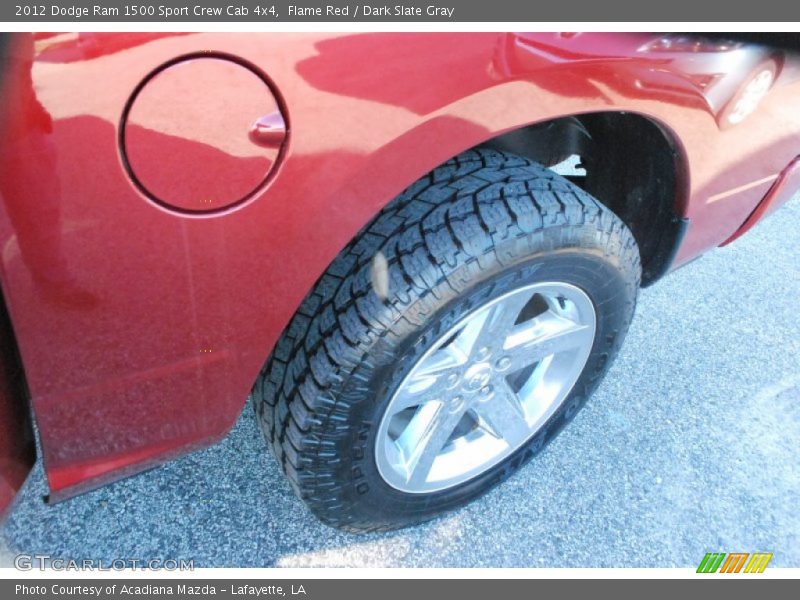 Flame Red / Dark Slate Gray 2012 Dodge Ram 1500 Sport Crew Cab 4x4