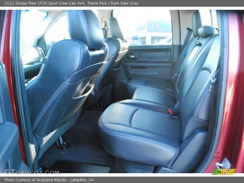 Flame Red / Dark Slate Gray 2012 Dodge Ram 1500 Sport Crew Cab 4x4
