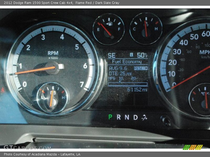 Flame Red / Dark Slate Gray 2012 Dodge Ram 1500 Sport Crew Cab 4x4