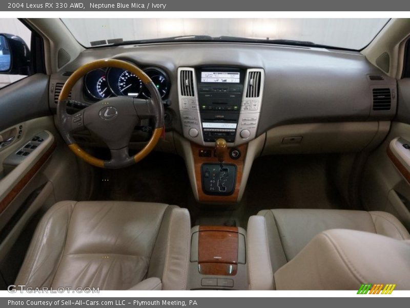 Neptune Blue Mica / Ivory 2004 Lexus RX 330 AWD