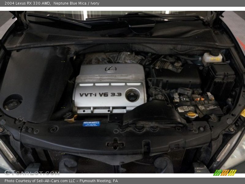 Neptune Blue Mica / Ivory 2004 Lexus RX 330 AWD