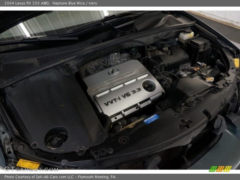 Neptune Blue Mica / Ivory 2004 Lexus RX 330 AWD
