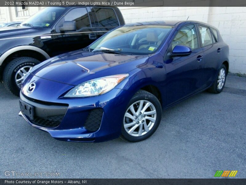 Indigo Lights Mica / Dune Beige 2012 Mazda MAZDA3 i Touring 5 Door