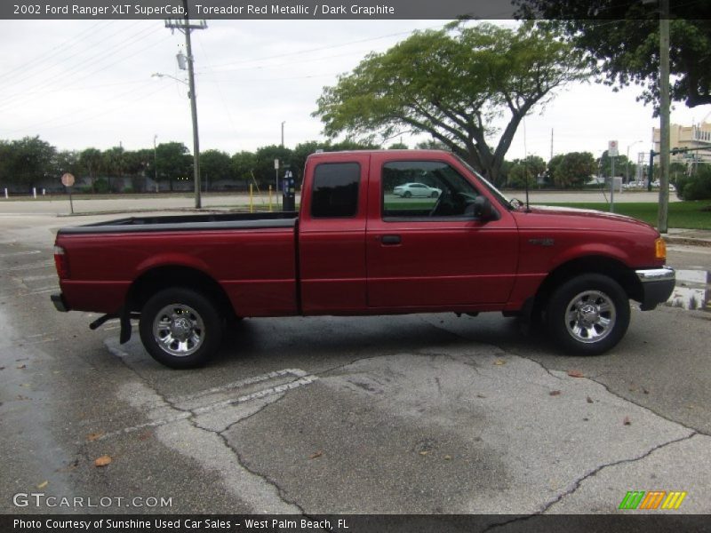 Toreador Red Metallic / Dark Graphite 2002 Ford Ranger XLT SuperCab