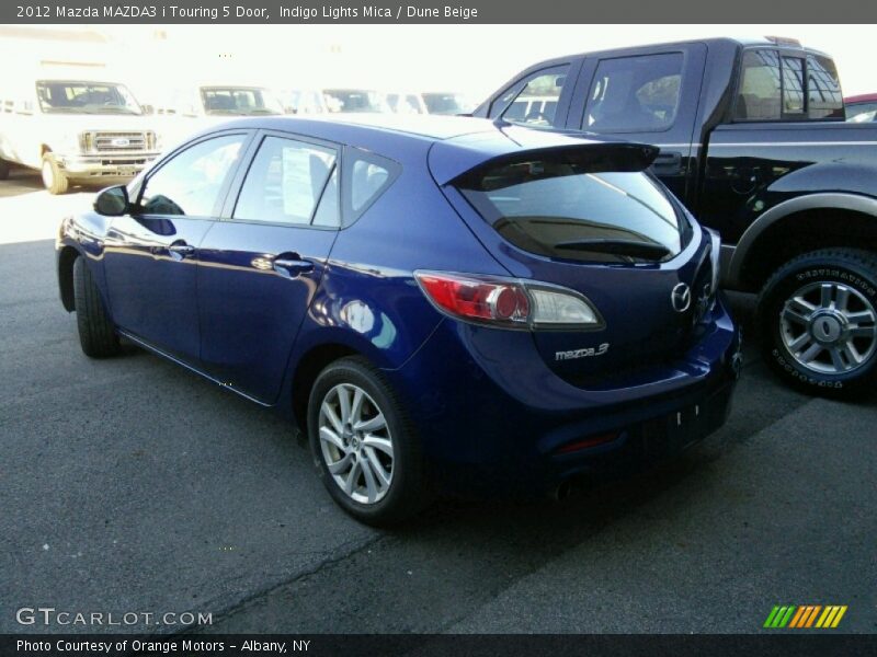 Indigo Lights Mica / Dune Beige 2012 Mazda MAZDA3 i Touring 5 Door