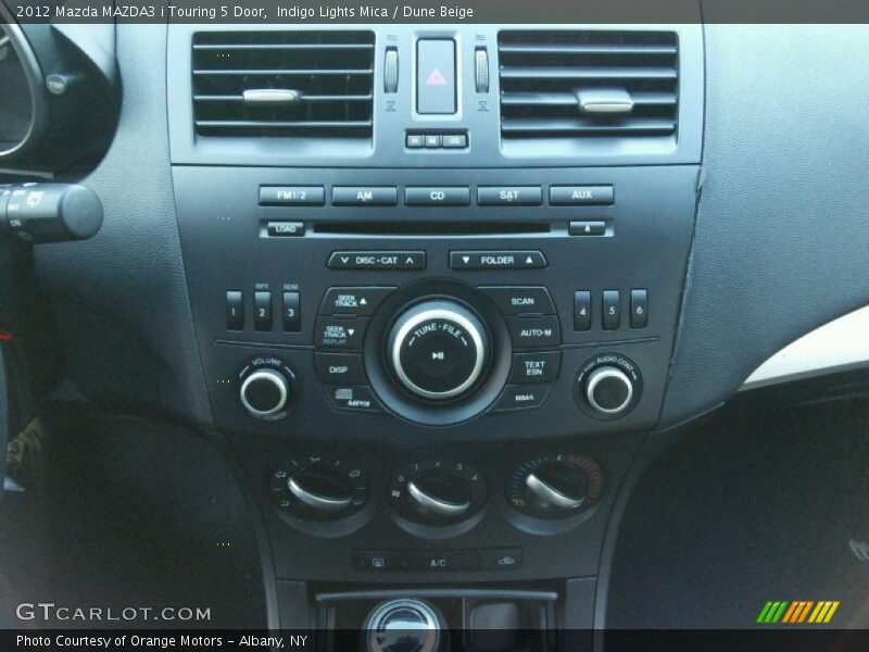 Indigo Lights Mica / Dune Beige 2012 Mazda MAZDA3 i Touring 5 Door