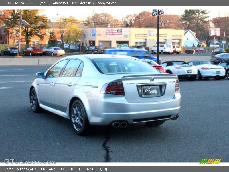 Alabaster Silver Metallic / Ebony/Silver 2007 Acura TL 3.5 Type-S