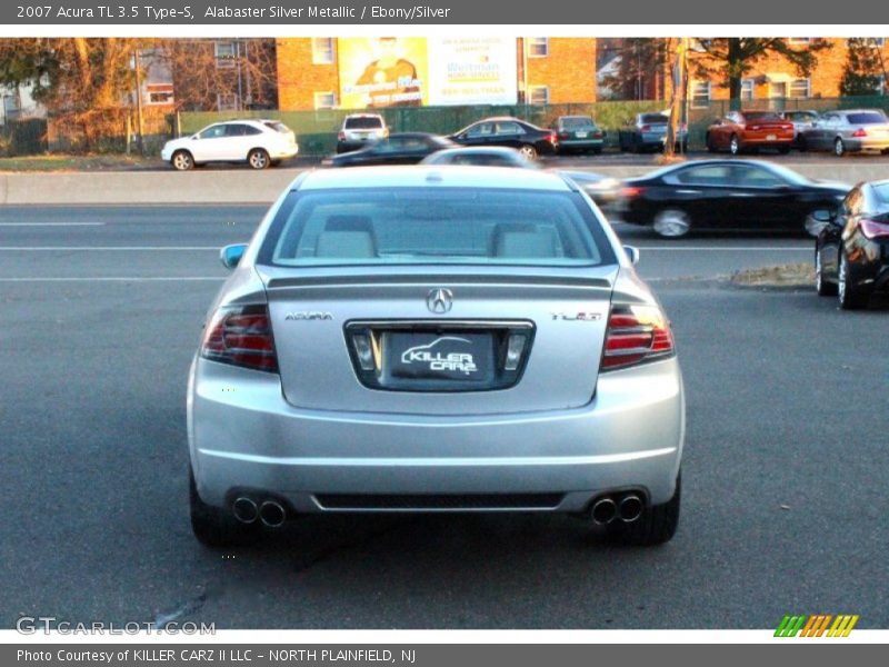 Alabaster Silver Metallic / Ebony/Silver 2007 Acura TL 3.5 Type-S