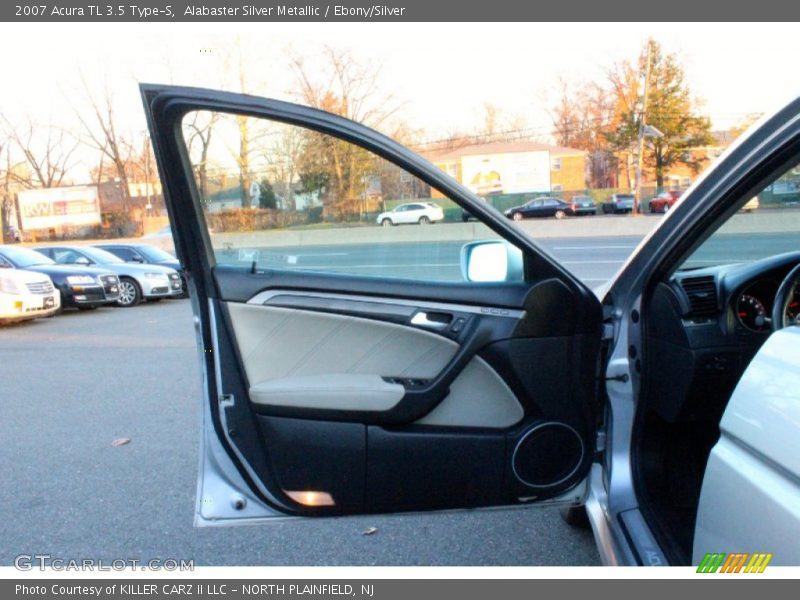 Alabaster Silver Metallic / Ebony/Silver 2007 Acura TL 3.5 Type-S