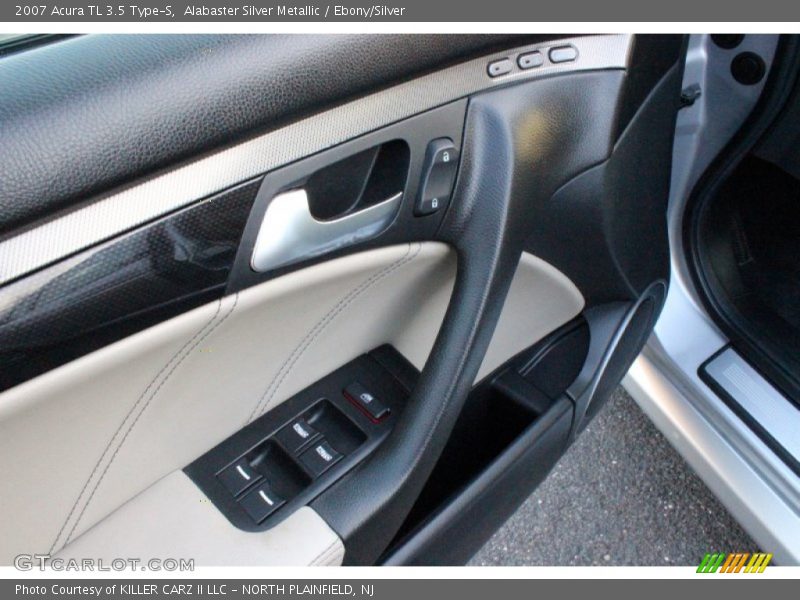 Alabaster Silver Metallic / Ebony/Silver 2007 Acura TL 3.5 Type-S