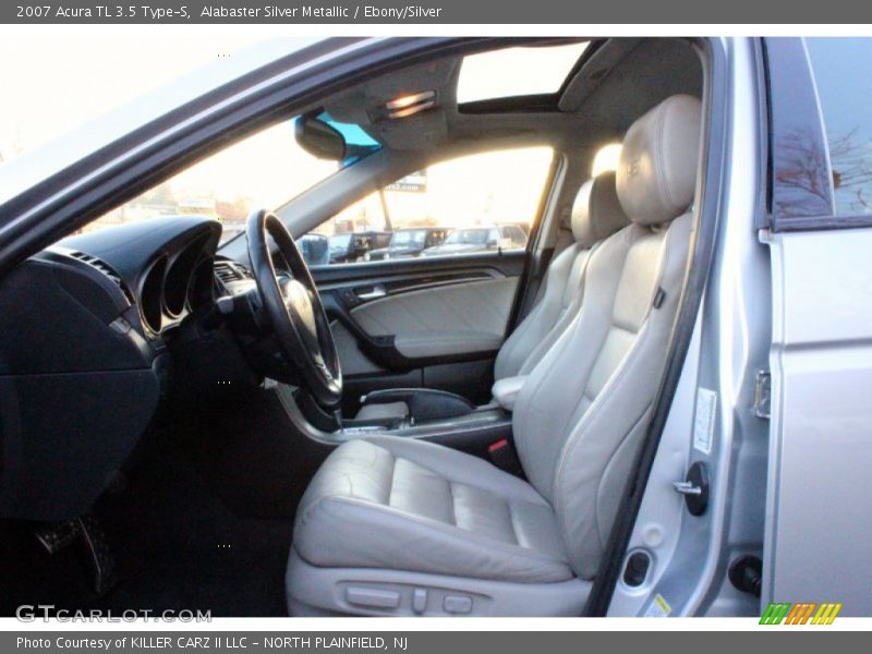 Alabaster Silver Metallic / Ebony/Silver 2007 Acura TL 3.5 Type-S