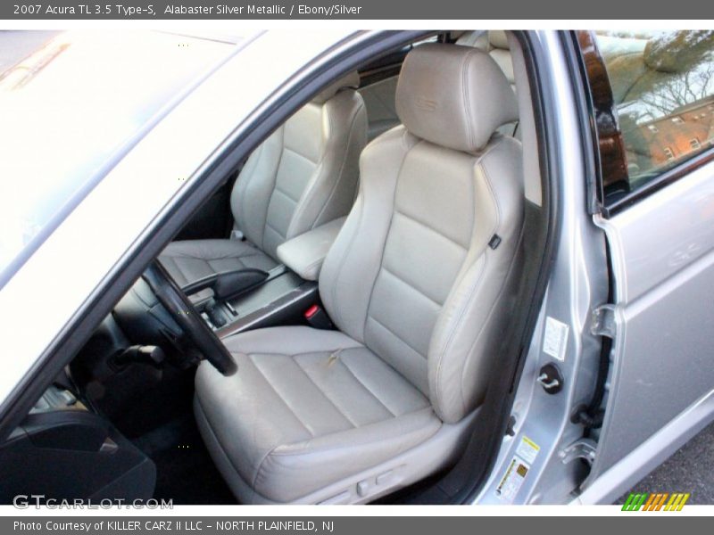 Alabaster Silver Metallic / Ebony/Silver 2007 Acura TL 3.5 Type-S