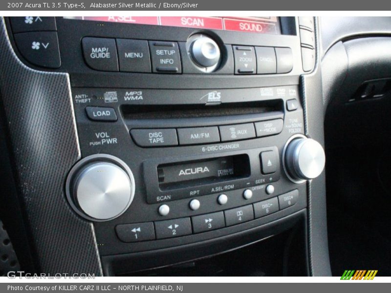 Alabaster Silver Metallic / Ebony/Silver 2007 Acura TL 3.5 Type-S