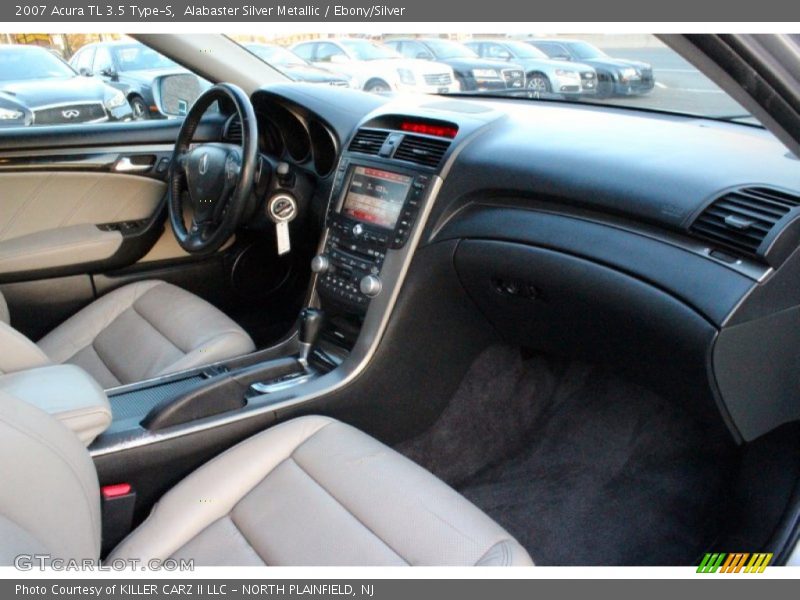 Alabaster Silver Metallic / Ebony/Silver 2007 Acura TL 3.5 Type-S