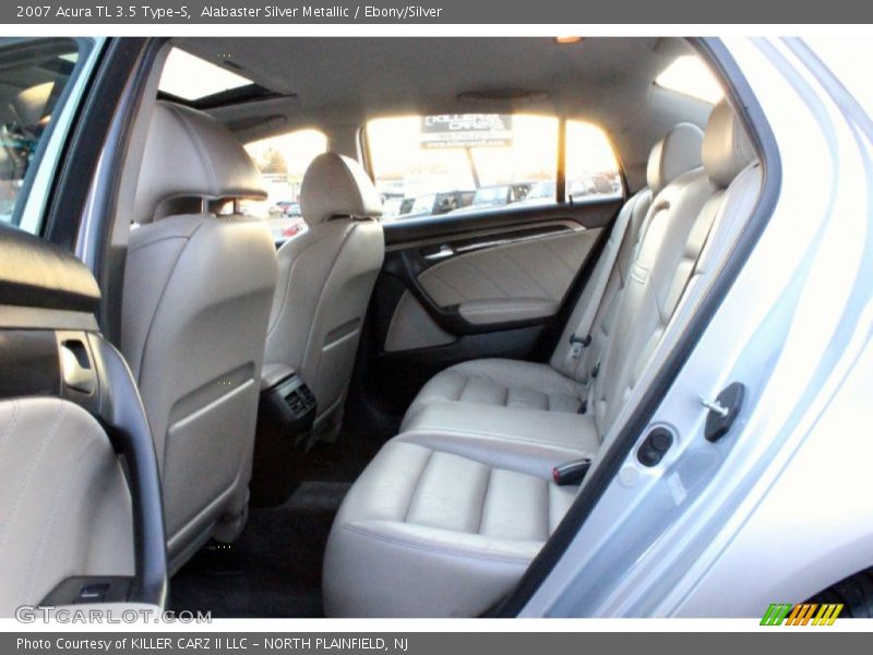 Alabaster Silver Metallic / Ebony/Silver 2007 Acura TL 3.5 Type-S