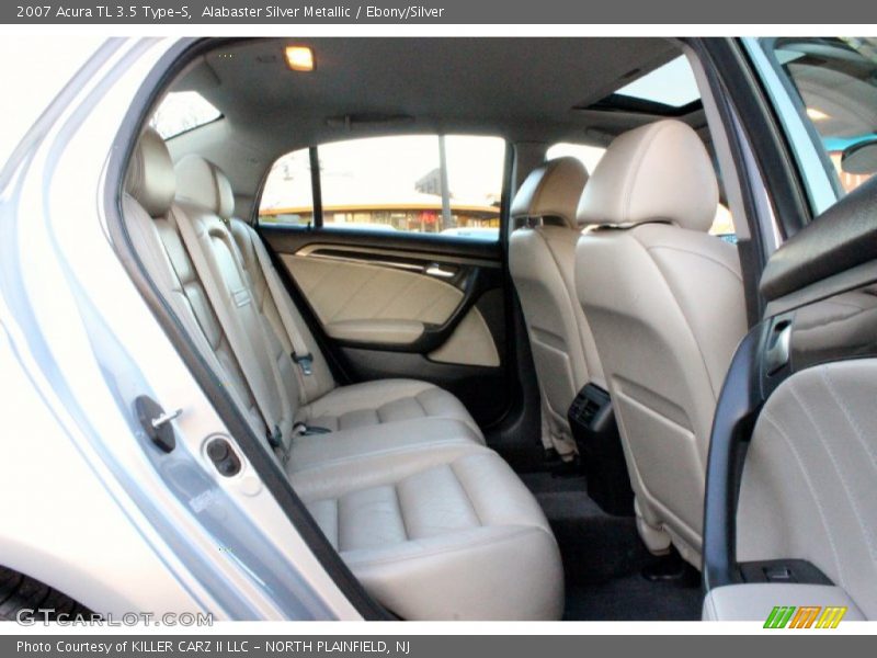 Alabaster Silver Metallic / Ebony/Silver 2007 Acura TL 3.5 Type-S