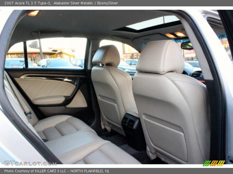 Alabaster Silver Metallic / Ebony/Silver 2007 Acura TL 3.5 Type-S