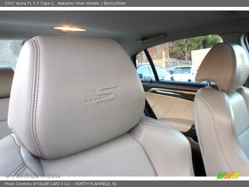 Alabaster Silver Metallic / Ebony/Silver 2007 Acura TL 3.5 Type-S