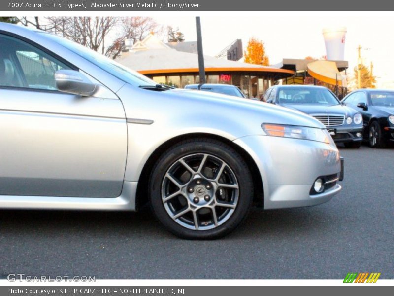 Alabaster Silver Metallic / Ebony/Silver 2007 Acura TL 3.5 Type-S