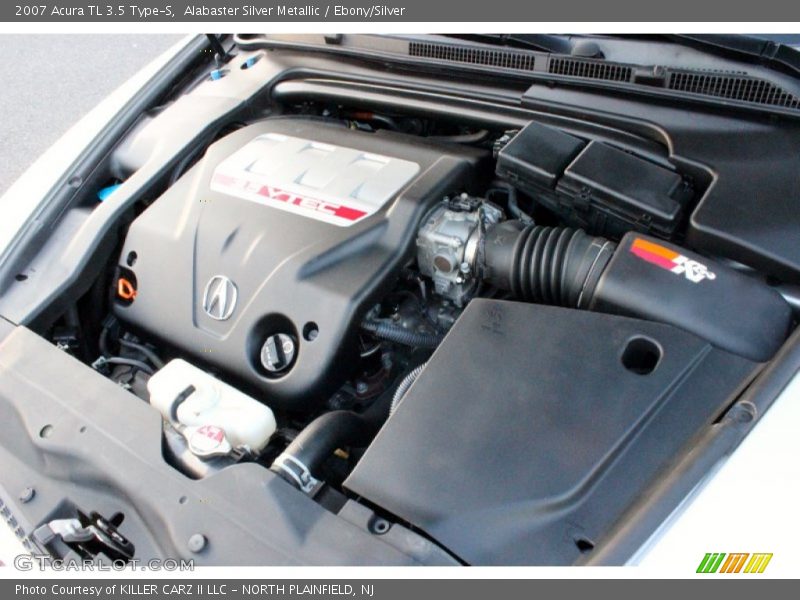 Alabaster Silver Metallic / Ebony/Silver 2007 Acura TL 3.5 Type-S