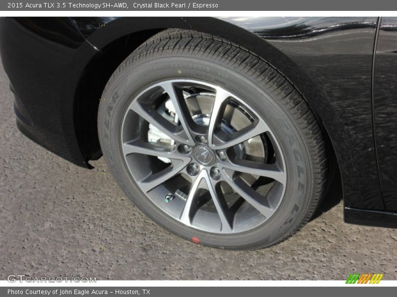Crystal Black Pearl / Espresso 2015 Acura TLX 3.5 Technology SH-AWD