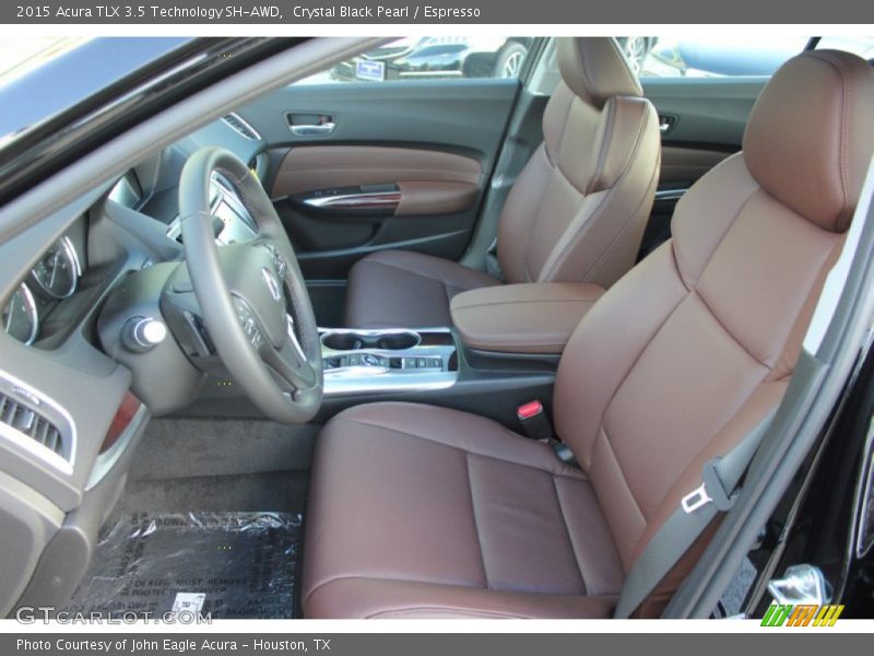 Front Seat of 2015 TLX 3.5 Technology SH-AWD