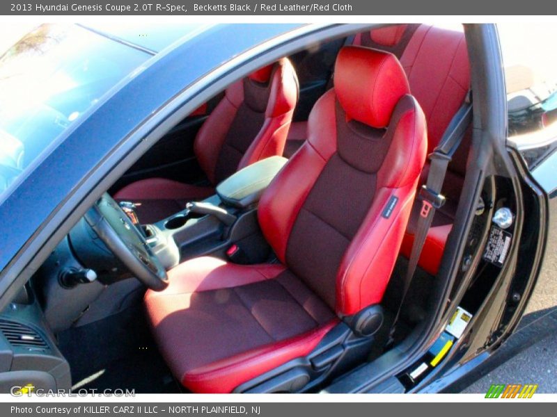 Becketts Black / Red Leather/Red Cloth 2013 Hyundai Genesis Coupe 2.0T R-Spec