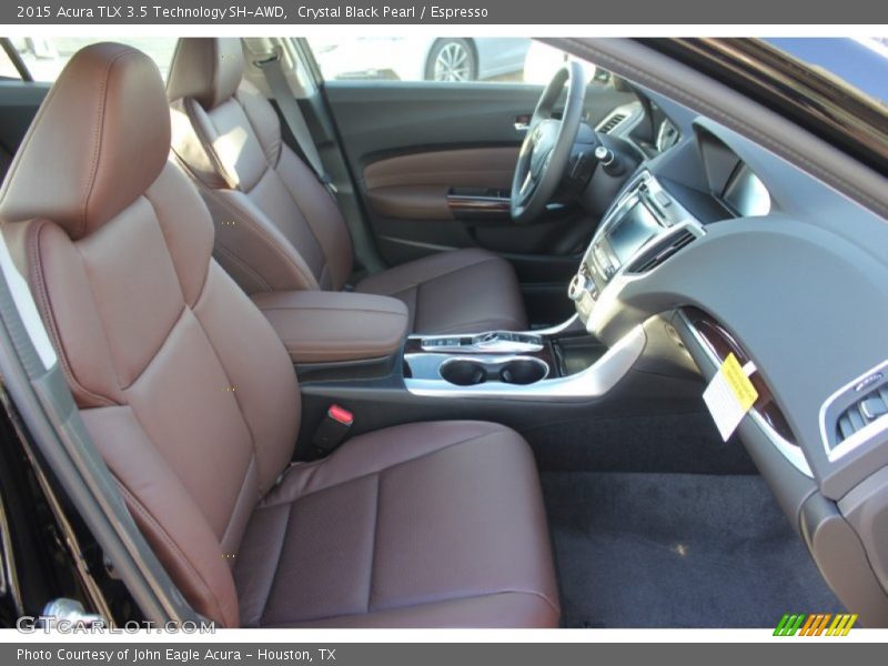 Front Seat of 2015 TLX 3.5 Technology SH-AWD