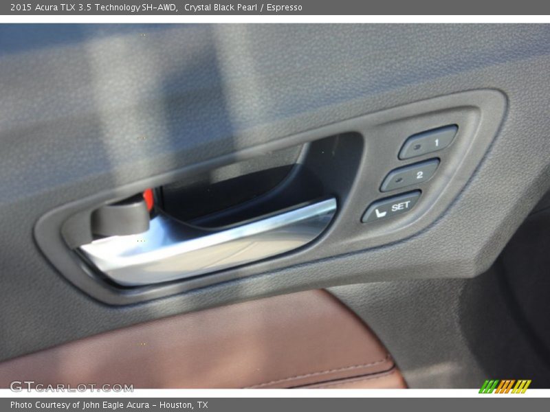 Crystal Black Pearl / Espresso 2015 Acura TLX 3.5 Technology SH-AWD