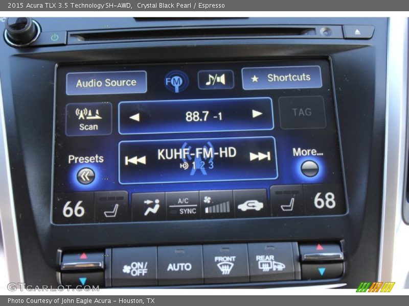 Crystal Black Pearl / Espresso 2015 Acura TLX 3.5 Technology SH-AWD