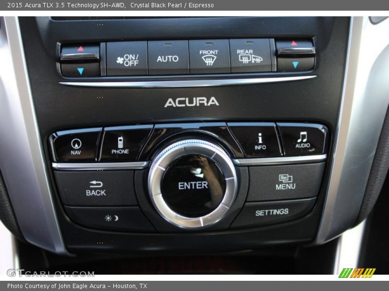 Crystal Black Pearl / Espresso 2015 Acura TLX 3.5 Technology SH-AWD